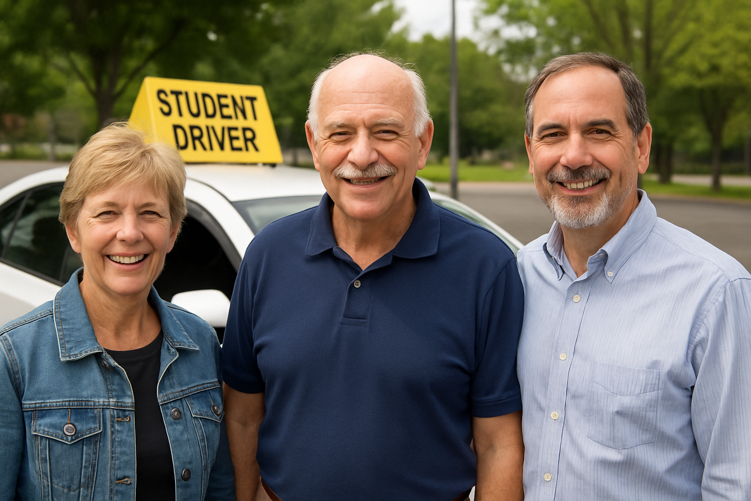 experienced driving instructors without any text experienced driving instructors without any text